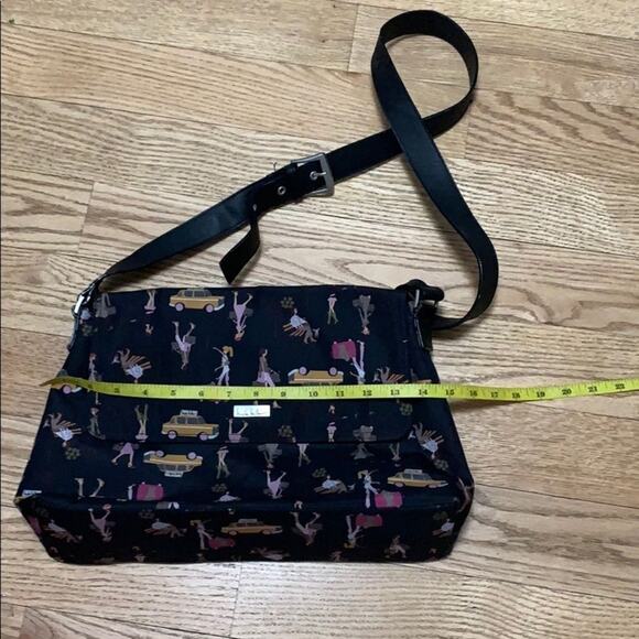 NICOLE MILLER LEATHER TRIM BAG - Picture 6 of 9